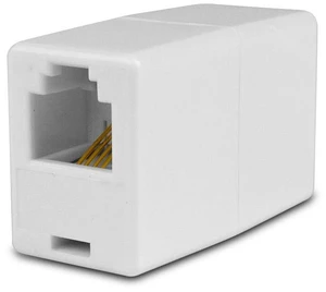 RCA 6 Conductor In Line Phone Cord Coupler RCA 6 Conductor In Line Phone Cord Coupler