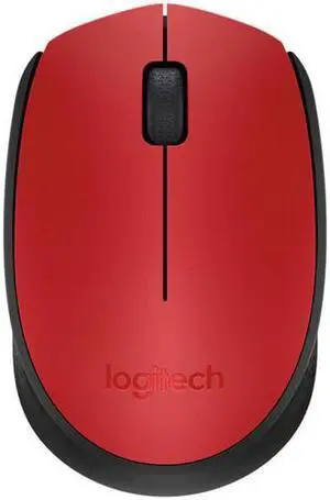Logitech M170 2.4G Wireless Mouse with 1000dpi Mouse - Red