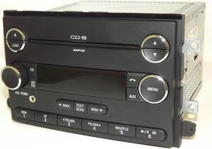 Ford Fusion Milan Premium AM FM 6 Disc mp3 CD Radio w Aux iPod In 9E51-18C815-DA