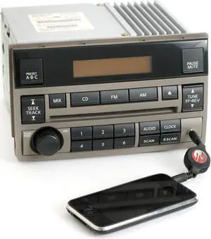 Nissan Altima 05-06 AMFM CD Player Tan Radio w Aux Input Spd Vol Ctrl 28185ZB10C