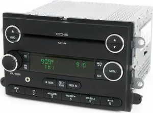 Ford Taurus 2008-09 Audiophile Radio AM FM 6 Disc CD w Aux Input 8G1T-18C815-DA