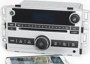 2008 Chevrolet Equinox Silver AMFM CD Radio Aux Input w Bluetooth Music 25956995