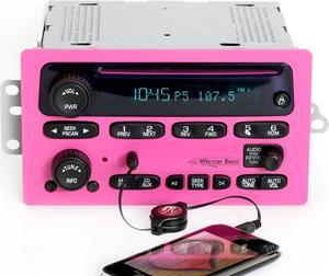 Chevy 2005-09 GMC Truck Radio AM FM CD Player w Aux Input Pink Version 10359576
