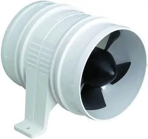 Attwood Turbo 4000 Series II Water-Resistant, In-Line Blower - 12V - White