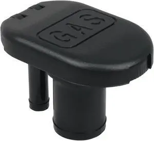 Perko Combination Vented Gas Fill/Tank f/1-1/2" Hose - Straight Neck