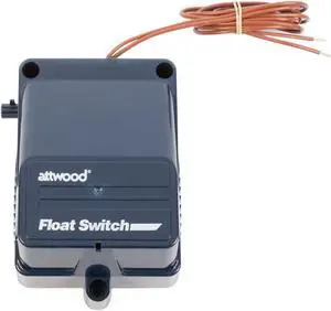 ATTWOOD MARINE ATTWOOD AUTOMATIC FLOAT SWITCH W/ COVER 12V & 24V 6A 36" WIRE 4201-7