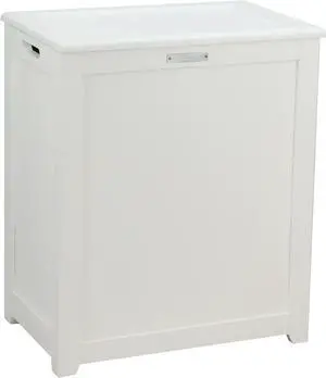 Oceanstar Storage Laundry Hamper, White RH5513WHITE