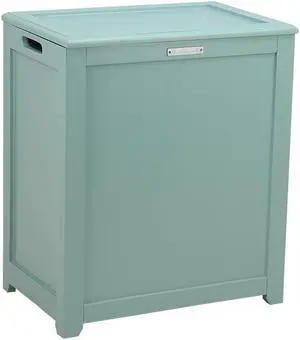 Oceanstar Storage Laundry Hamper, Turquoise RH5513C
