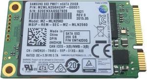 Samsung  PM871 mSATA 256GB MZMLN256HCHP-000D1 MZ-MLN256D Solid State Drive SSD