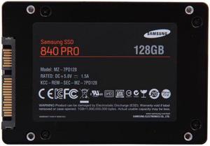 Samsung 840 Pro 128GB 2.5" SATA3 III Solid State Drive SSD (MLC) MZ-7PD128BW