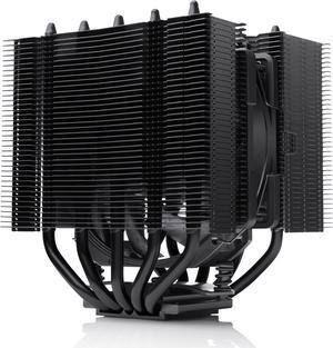 Noctua NH-D12L chromax.black, Low-Height Dual-Tower CPU Cooler (120mm, Black)