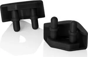 Noctua NA-SAVP5 chromax.black, Anti-Vibration Pads for 92mm & 80mm Noctua Fans (16-pack, Black)