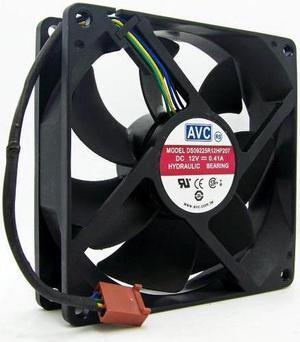 AVC DS09225R12HP207 90mm 9cm DC 12V 0.41A PWM Hydro Bearing computer pc case axial cooling fan