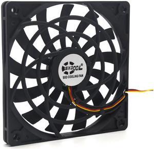 1pcs SXDOOL 12mm Ultra thin fan 120x120x12mm 12cm 120m fan DC 12V 3-Pin 1400RPM DC cooling for computer Case 1212S12S 12012