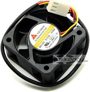 Y.S.TECH FD124020EB-N 12V 0.17A 4020 4 cm large air volume cooling fan Y.S.TECH FD124020EB-N 12V 0.17A 4020 4 cm large air volume cooling fan