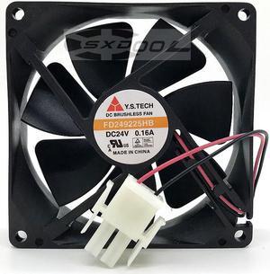 New Y.S.TECH FD249225HB 9025 24V 0.16A 9CM Inverter Cooling Fan
