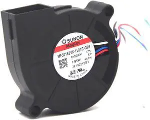 Sunon MF50152VX-1L01C-Q99 MF50152VX-1L01C-s99 5015 DC 24v 1.95W PWM blower 6000RPM 4.8CFM 4wire lead Cooling fan
