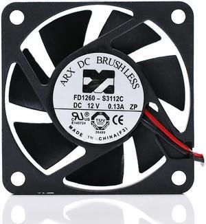 NEW ARX 6cm 6015 FD1260-S3112C DC12V 0.13A 6cm mute cooling fan