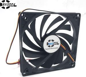 SXDOOL 100mm, 10cm fan, Single fan, Ultra-Thin, Washable, super mute,  power supply,  computer Case cooler