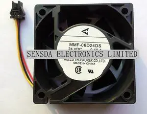 Melco MMF-06D24DS ACA 6025 DC 24V 0.1A inverter cooling fan 60*60*25MM