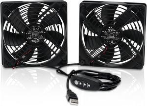NEW 120mm DC 5V USB Fan Mining Computer Chassis Workstation Radiator 12cm 120mmx25mm High Speed Router Server Cooling Fan SXDOOL SXD12025L05R