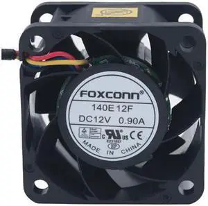 NEW FOXCONN 140E 12F 4CM Dual balls bearing Cooling fan with 12V 0.90A 4 Wires 5Pins Connector