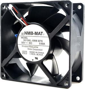 NMB 92*38mm 3615KL-09W-B76 AS1 50V 0.6A 3 Wires 9CM Server Fan, Inverter power Cooler