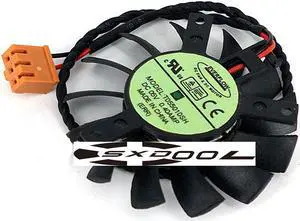 EVERFLOW T055010SH 5V 0.40A diameter 45mm hole pitch 27*35*35MM graphics card fan