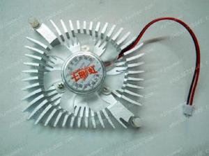 COLORFUL 12V Graphics card fan, graphics card radiator hole pitch 8cm graphics card fan 5cm 50x50x10mm 2-wire 2-pin