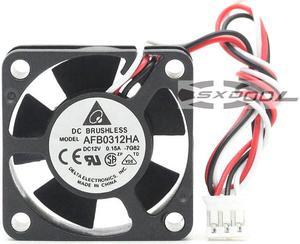 Original Delta AFB0312HA 12V 0.15A 3cm 3010 30mm 3-wire 3-pin For YASKAWA drive  cooling fan