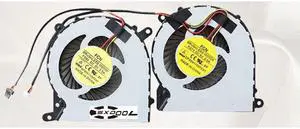 For Hasee Turion Destroyer P6 P6-781S1NR laptop fan DC5V cooling fan ((a pair of GPU fans))