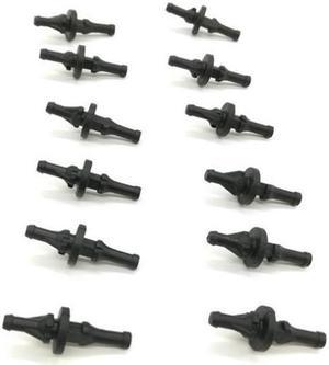8PCs Silicone Rubber Cooling Fan Mounts Anti-Vibration Anti Noise Rubber Rivets Pin PC case