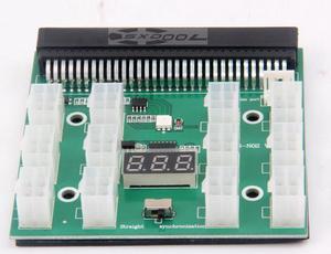 Server power conversion board to 6pin adapter card connector 12V graphics card power supply self-starting, graphics card power supply board, power adapter card, 6pin toggle switch