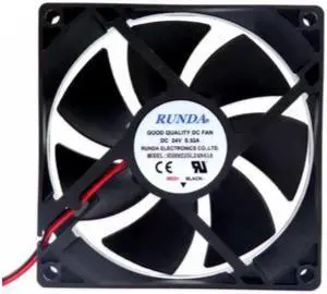 RSH9225L24N41A DC 24V 0.32A 92x92x25mm 2-Wire Server Cooling Fan