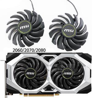 NEW original For MSI RTX2070 RTX2060 GTX1660 Super VENTUS graphics card cooling fan POWER LOGIC PLD09210S12H DC12V 0.40A 85mm 4-wire 4-pin (1 Pair)