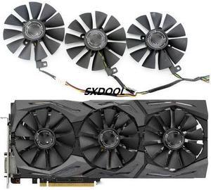 New 87MM PLD09210S12M PLD09210S12HH Cooling Fan Replace For ASUS Strix GTX 1060 OC 1070 1080 GTX 1080Ti RX 480 Graphics Card Fan (Triple)