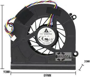 Delta BUB0812DD-CJ62 12V 0.58A four-wire Lenovo All-in-one cooling turbo fan