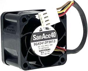 9GA0412P3H13 40mm 4cm 12V Dual Ball Bearing High Speed Small Computer Cooling Fan,40X40X28mm 4028 0.28A 14000RPM Pwm Cooler PC