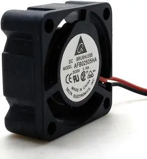 AFB02505HA 25mm DC 5V Mini Micro Cooling Fan,25X25X10mm Dual Ball Bearing 0.18A for Delta Electronics Case Cabinets server