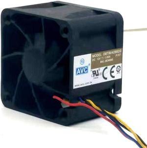 40mm Powerful Cooling Fan For AVC 4028 12V 1A DBTB0428B2G High Speed Server Fans 40*40*28mm Dual Ball Bearing 4-wire 4Pin PWM