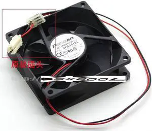 NEW original Delta/FONSAN 8CM 8025 DFB0812L 12V 0.08A 2 Wires 2 Pins Case Fan