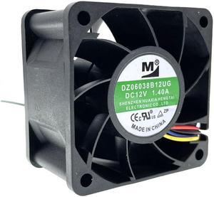 Shenma PSU Fan DZ06038B12UG 12V 1.4A PMW 6038 60*60*38 Server Inverter Axial High Speed Cooling Fans Super Violent Winds