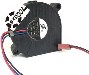 EVERCOOL 6CM 6015 12V 0.12A double ball bearing 3-wire blower turbo cooling fan EFC-06C12H