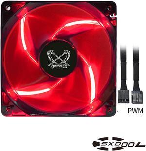 SC1225LED12M Scythe STB120 Red LED CPU fan 120mm PWM chassis fan