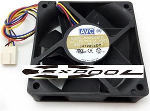 AVC 7020 DV07020B12U AS02 DC12V 0.7A 7cm 4-wirePWM CPU fan