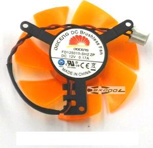 Zotac 5010 graphics fan FD125010-SH2 12V 0.17A diameter 45mm ,hole distance 39mm