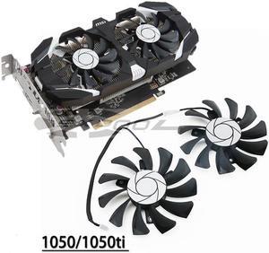 For MSI GTX 1050ti 1050 soaring wind GTX 1650 graphics card cooling fan HA8010H12F-Z 75MM 2Pin