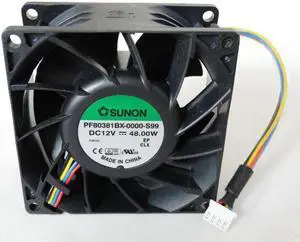 80mm High Speed PWM Cooling Fans Original for SUNON PF80381BX-0000-S99 DC12V 4A 48W 80*80*38MM 8CM 4 Lines Cooling fan