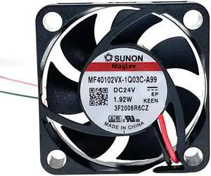 3D Printer 24V 40mm Fan MF40102VX-1Q03C-A99 for Sunon Magnetic Bearing 4010 Cooling for Extruder Hotend BLV Mgn Cube Ender