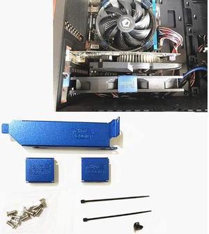 Chassis Fan Bracket, Graphics Card Cooling Fan Bracket, Chassis Graphics Card Fan Universal Bracket,Graphics Card Radiator Bracket Computer Chassis Support 8cm/9cm case Fan Support